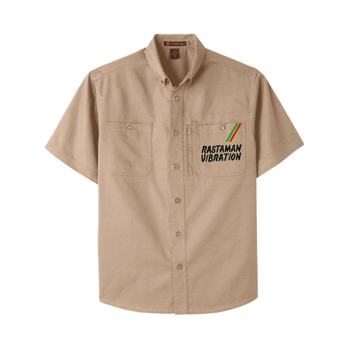 Rastaman Vibration Military Shirt - Bob Marley Official Store Rastaman Vibration Military Shirt - Bob Marley Official Store