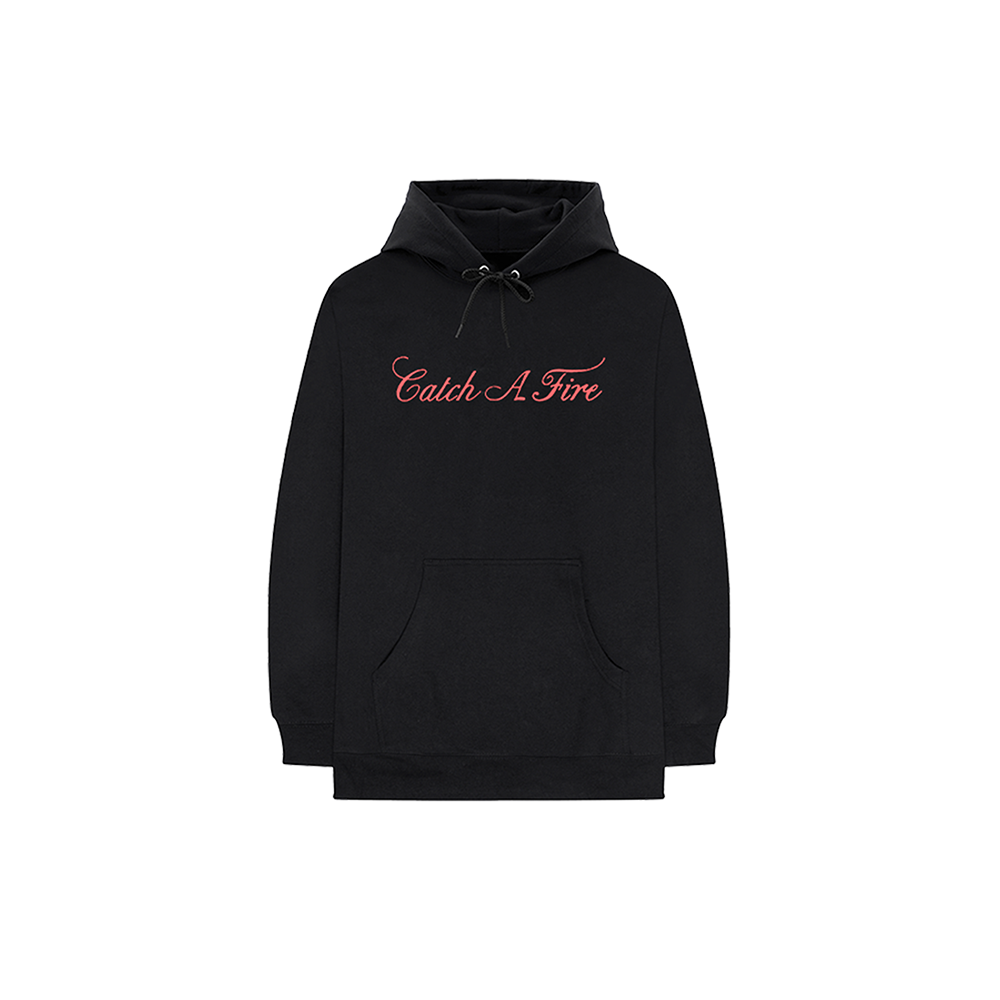 Catch A Fire Script Hoodie Front
