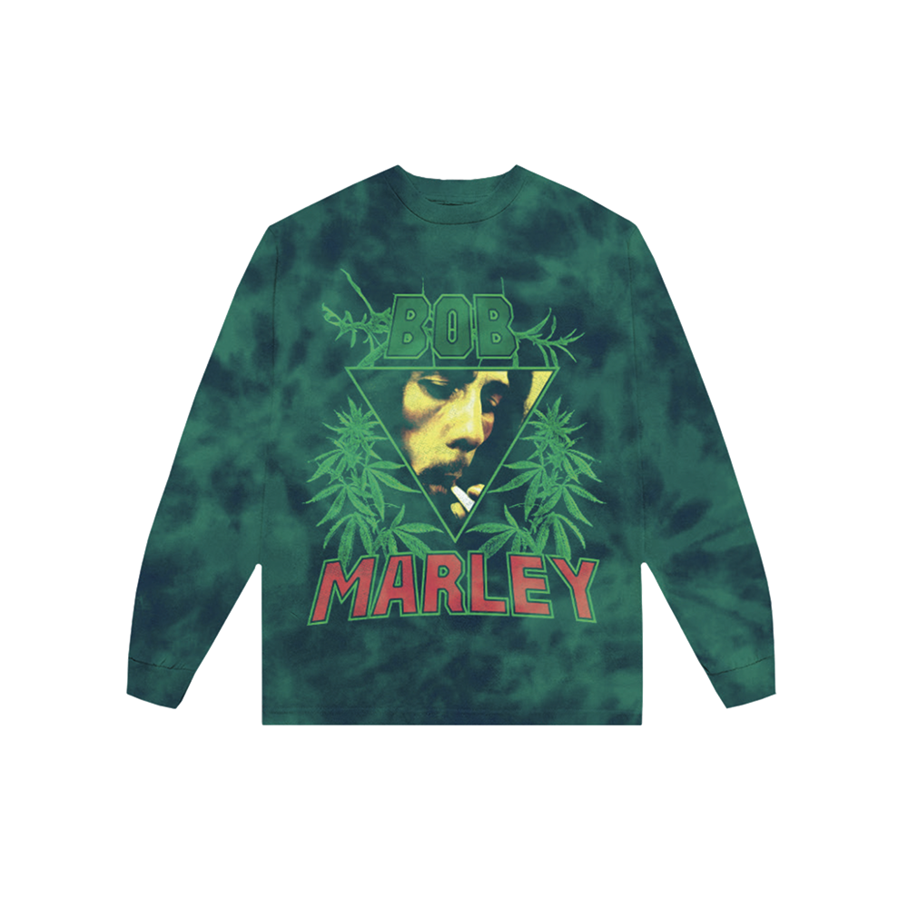 Green Tie-Dye Longsleeve Shirt