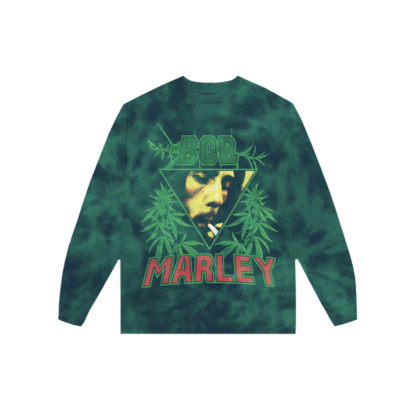 Green Tie-Dye Longsleeve T-Shirt – Bob Marley Official Store