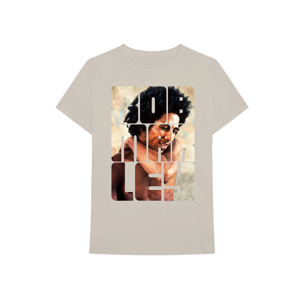 Bob Marley Photo Cut-Out T-Shirt