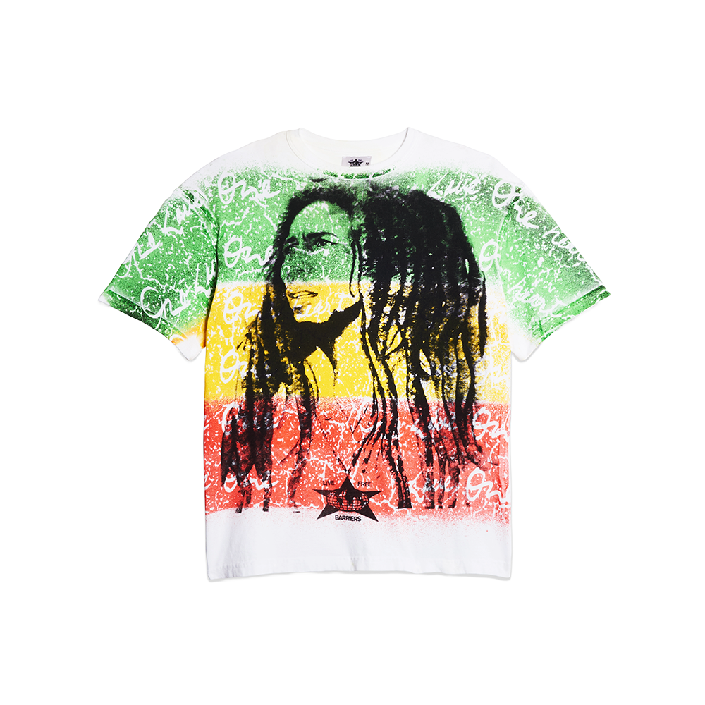 Marley x Barriers One Love T-Shirt - Bob Marley Official Store Marley x Barriers One Love T-Shirt - Bob Marley Official Store