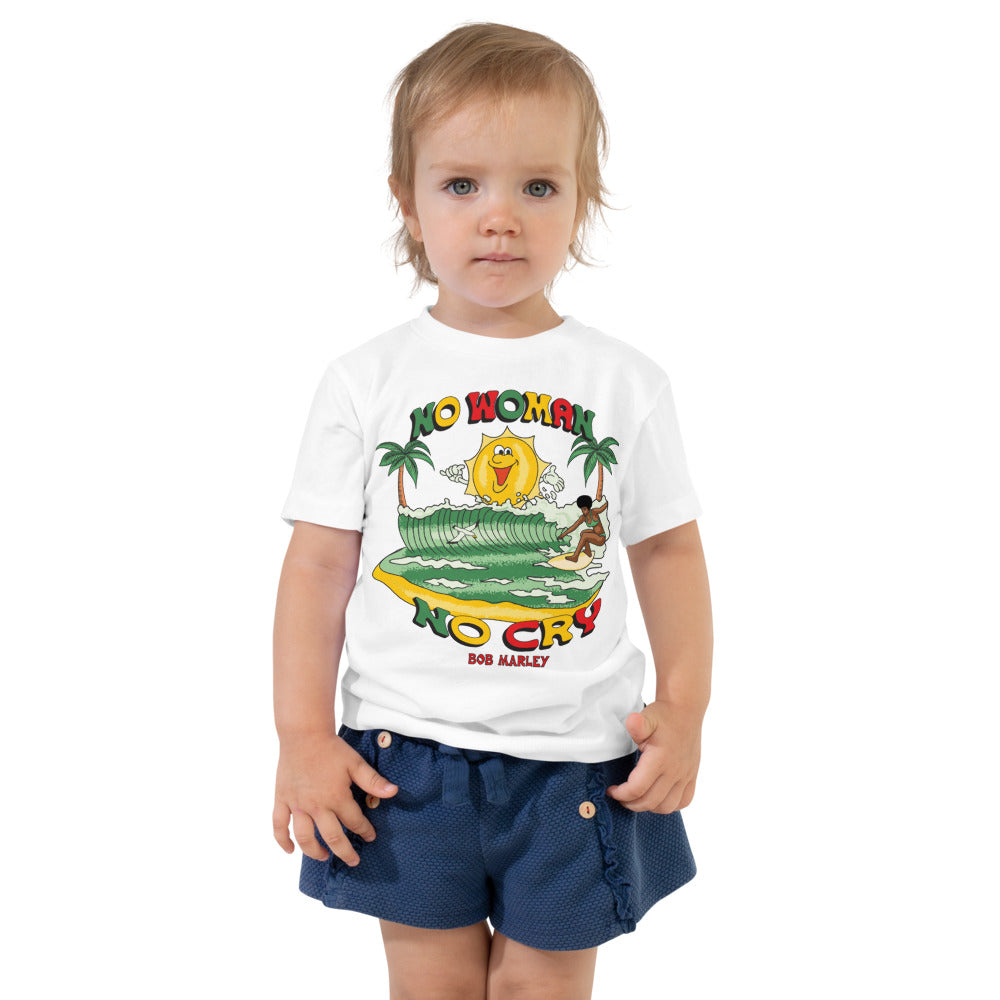 No Woman No Cry White Toddler T-Shirt