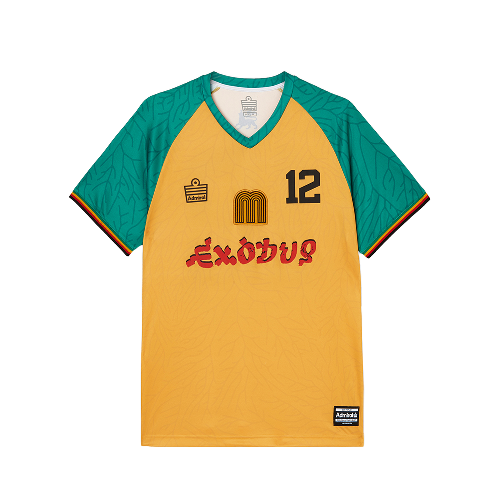 Bob Marley x Mundial x Admiral Home Exodus Football Top Front