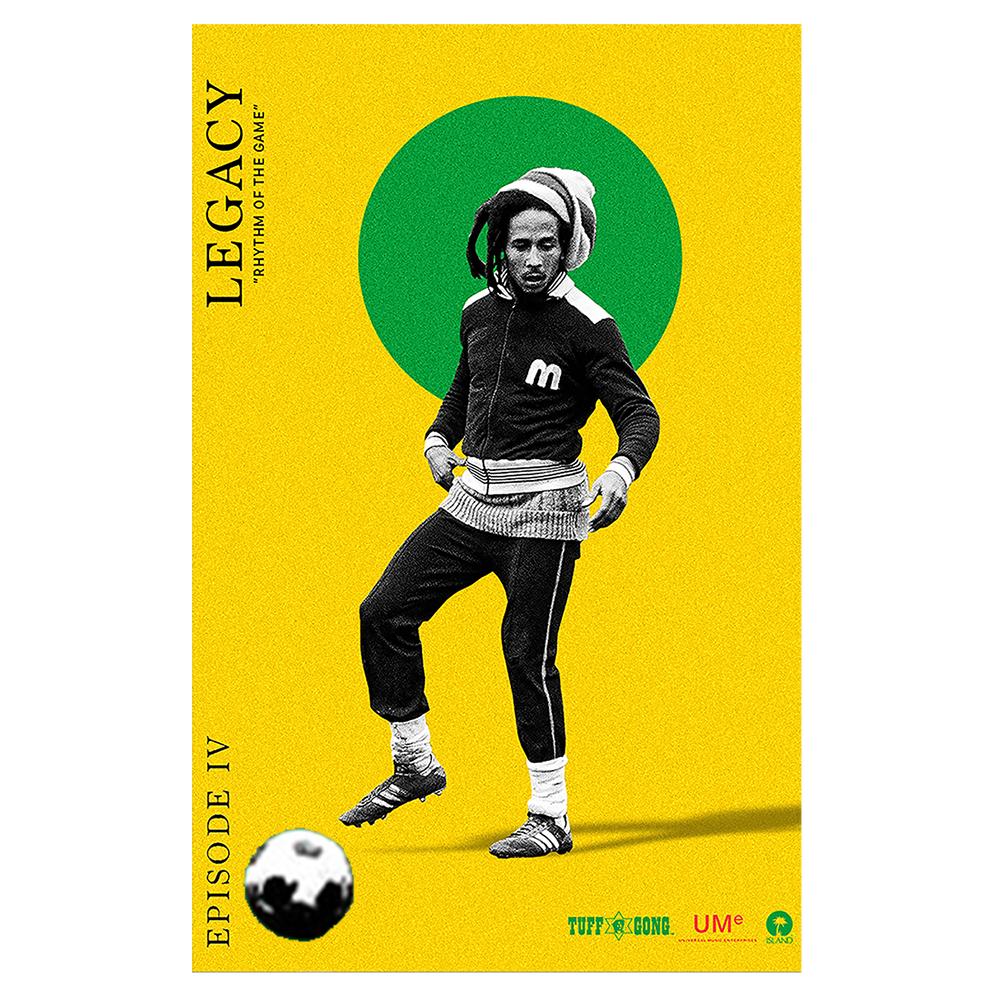 Bob Marley Soccer Lithograph - Bob Marley Official Store