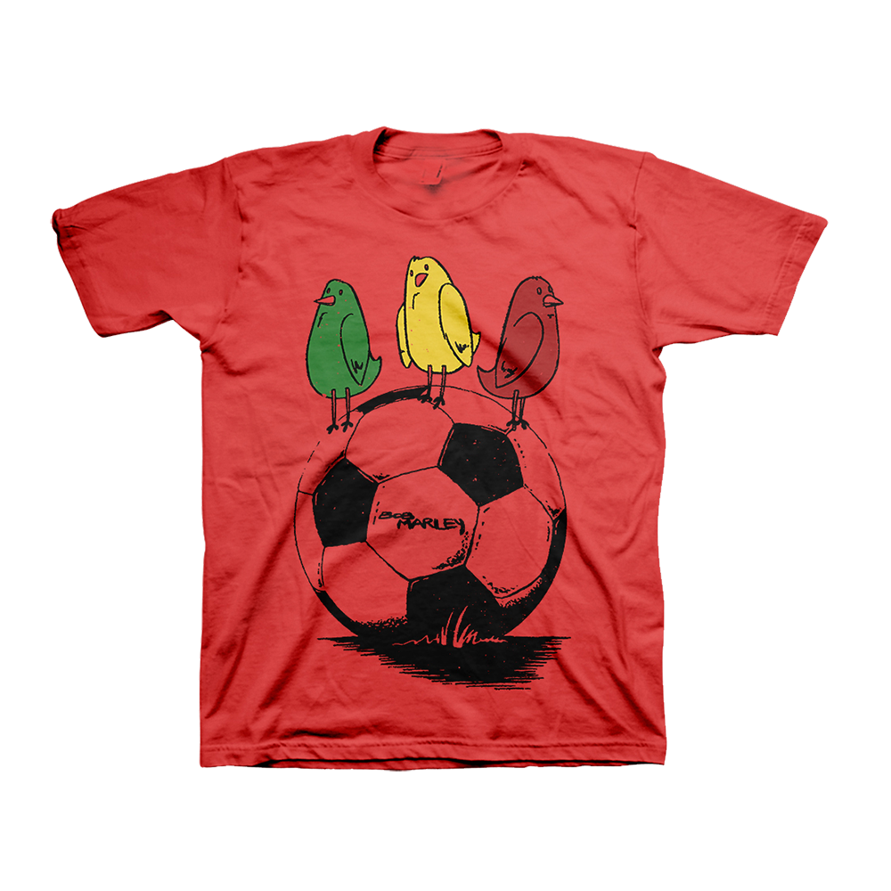 Illustrated Soccer Birds Kids T-Shirt