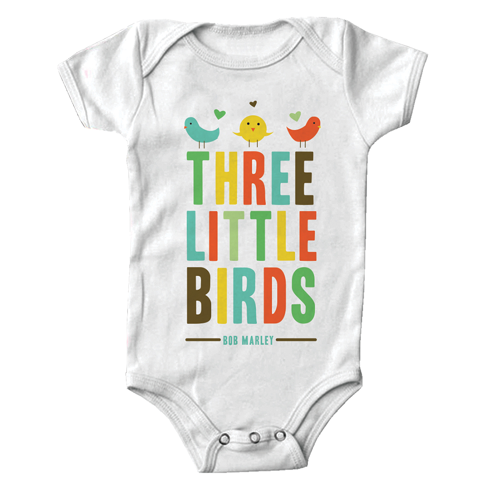 Three Little Birds Heart Onesie