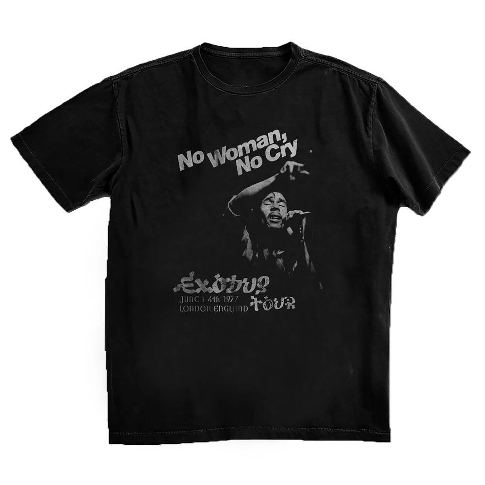 No Woman No Cry in London Black T-Shirt