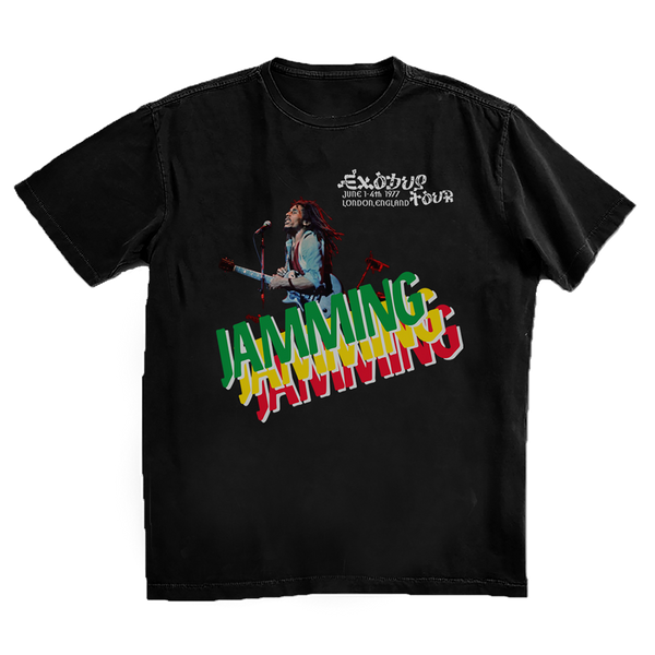 Jammin' in London Black T-Shirt – Bob Marley Official Store