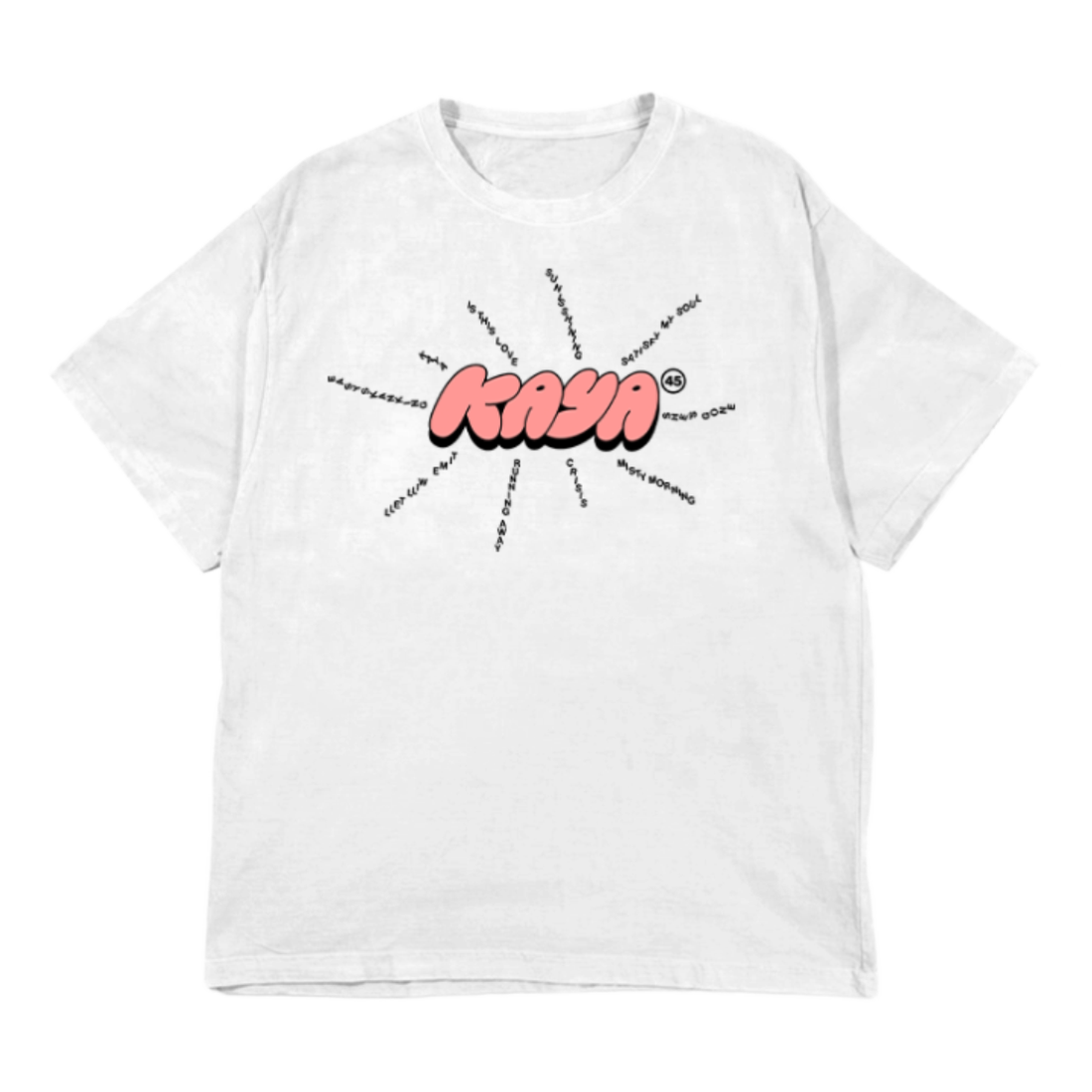 Kaya White T-Shirt Front