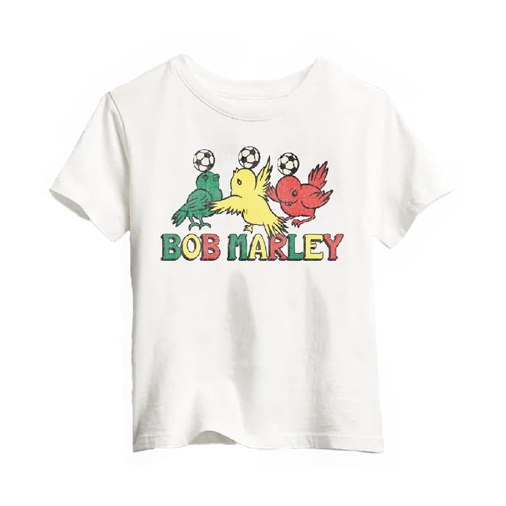 Chick Soccer Logo Kids White T-Shirt