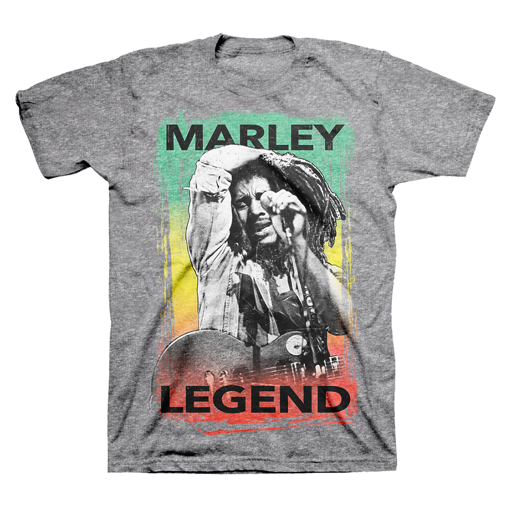 Legend Brushed T-Shirt - Bob Marley Official Store Legend Brushed T-Shirt - Bob Marley Official Store