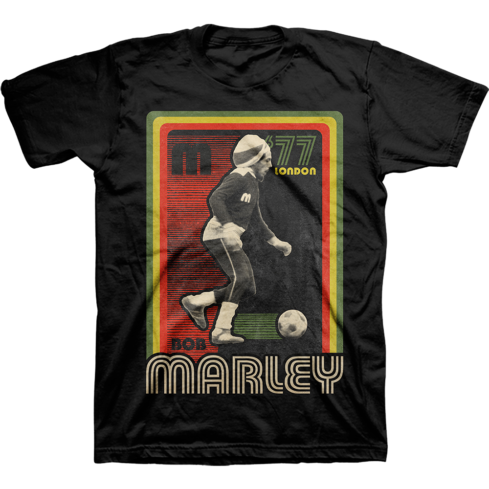 Retro Soccer T-Shirt - Bob Marley Official Store Retro Soccer T-Shirt - Bob Marley Official Store