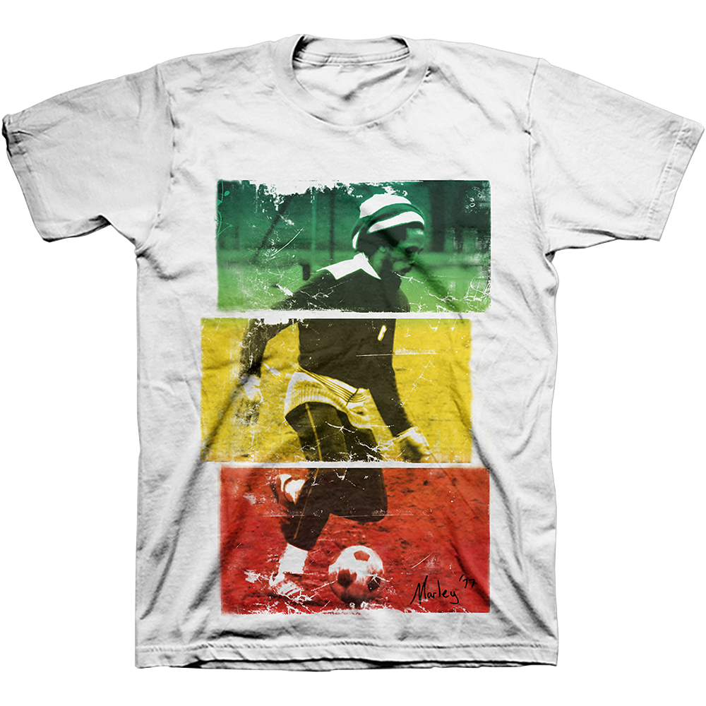 Rasta Soccer White T-Shirt