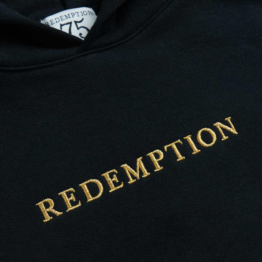 Washed Black Redemption Hoodie