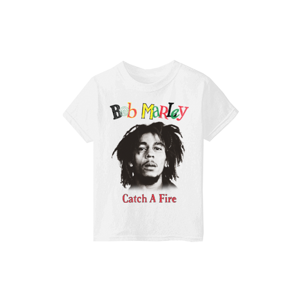 Catch A Fire White Kids T-Shirt