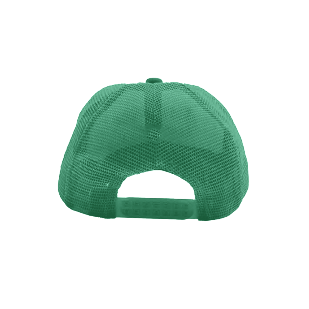 No Woman No Cry Green Trucker Hat Back