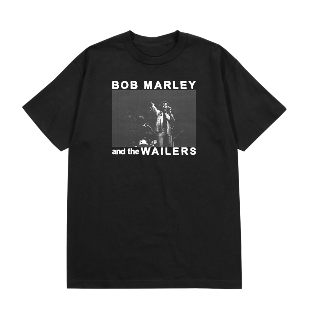 Bob & The Wailers Black T-Shirt Front