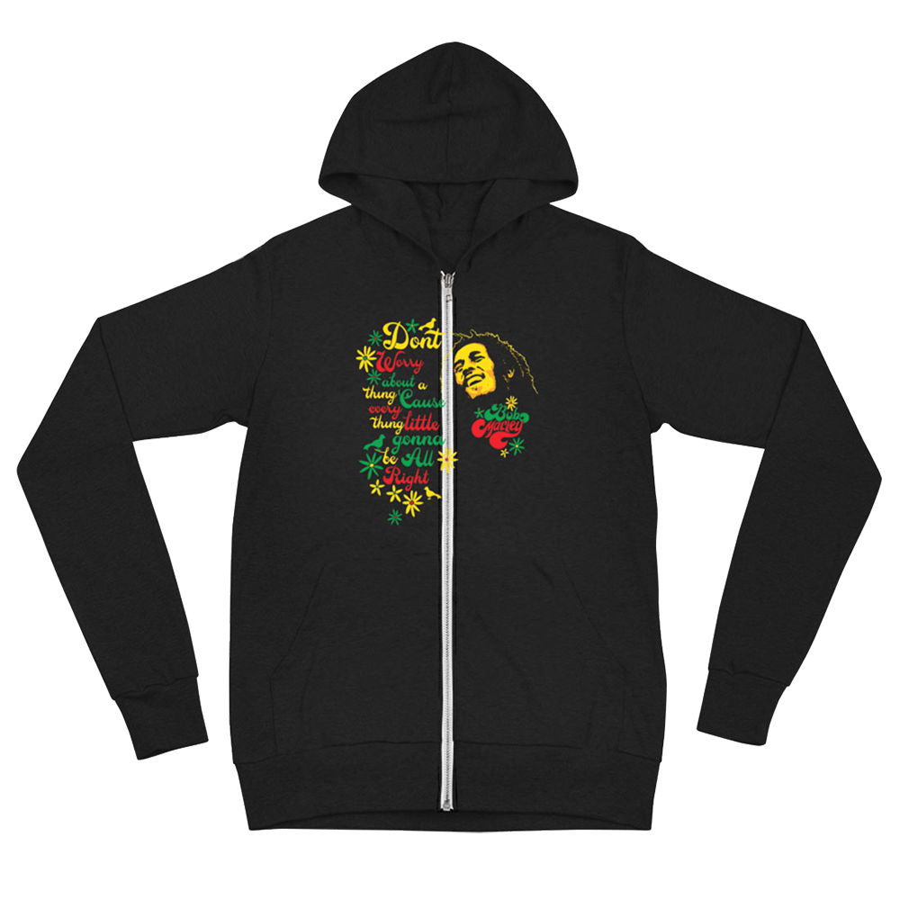 Three Little Birds Ladies Zip Up Hoodie