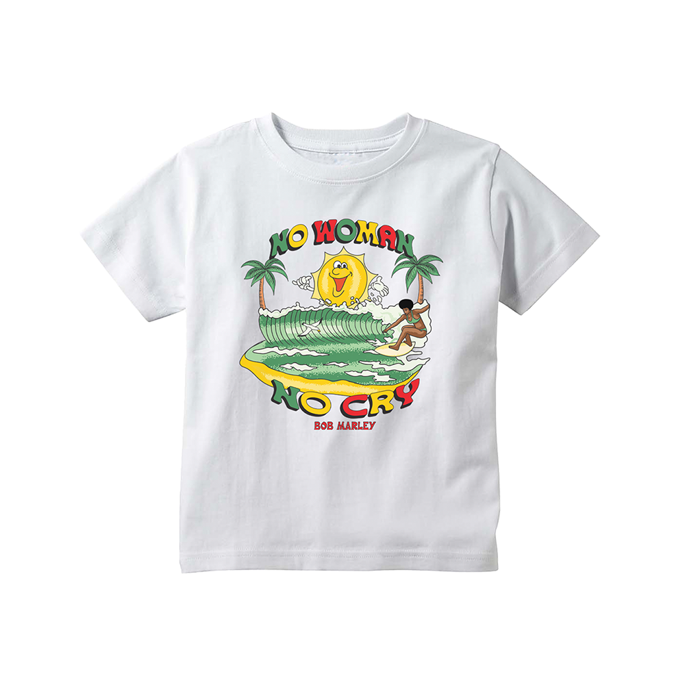 No Woman No Cry White Toddler T-Shirt