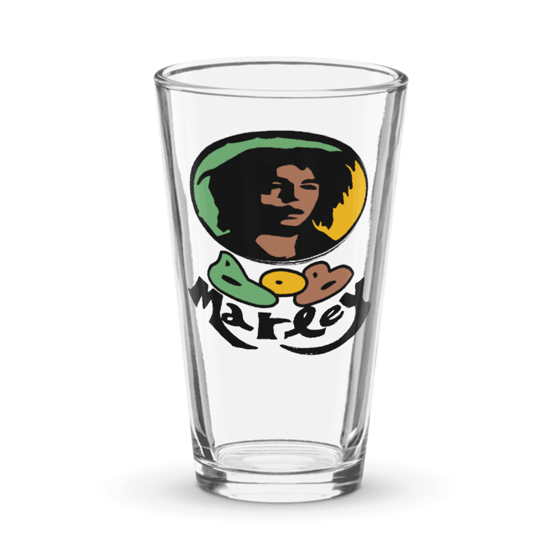 Bob Marley Drink Glass