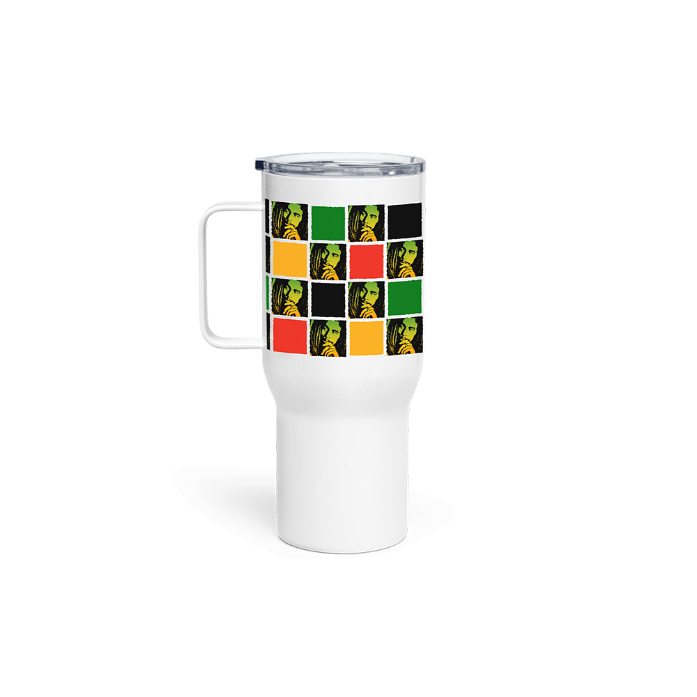 Checker Rasta Travel Tumbler