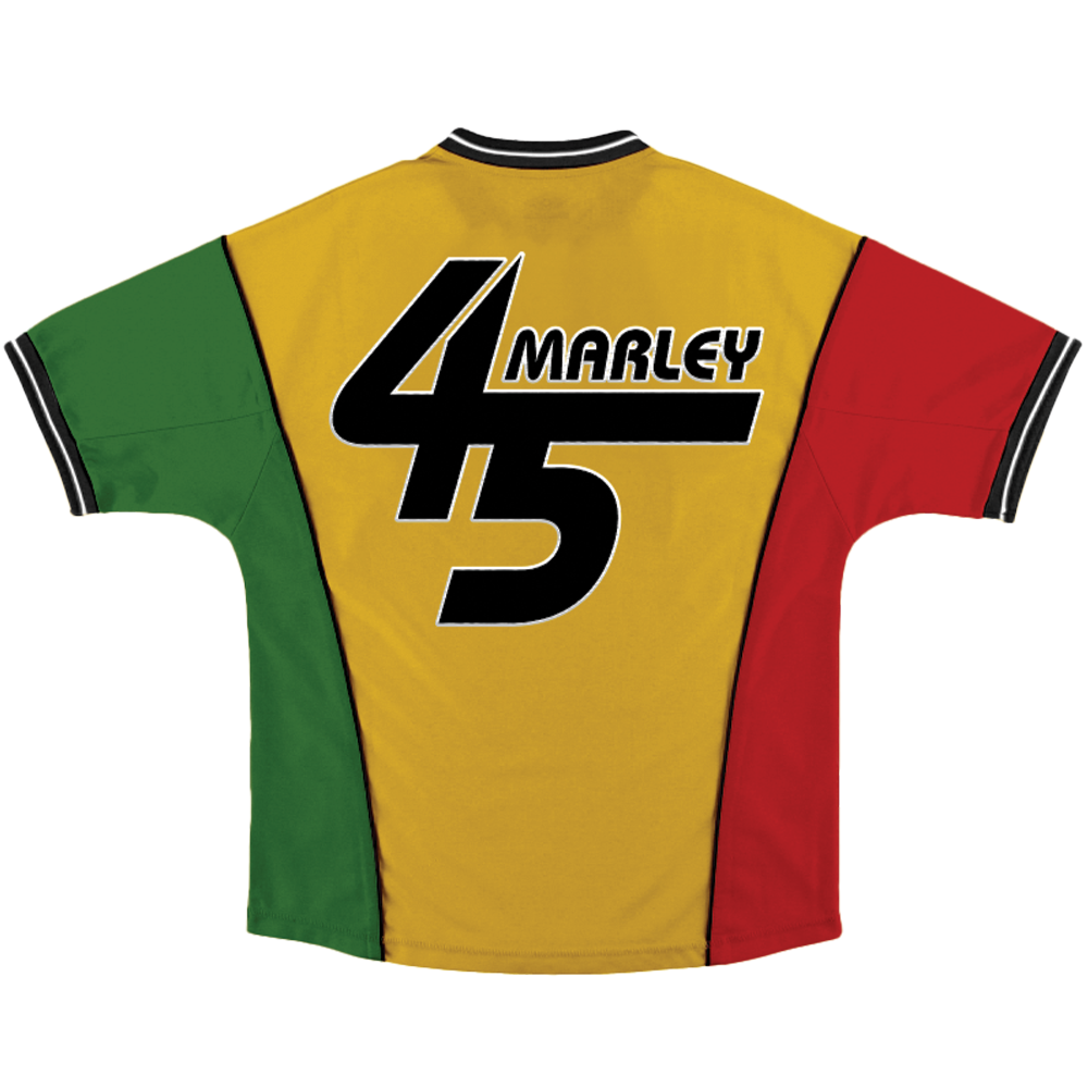 Rasta 45 Soccer Jersey T-Shirt Back