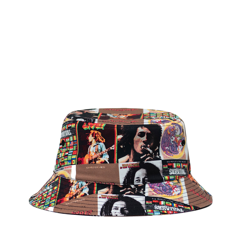 Bob Marley x Herschel Tuff Gong All Over Print Bucket Hat Back