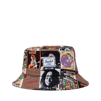 Bob Marley x Herschel Tuff Gong All Over Print Bucket Hat Front