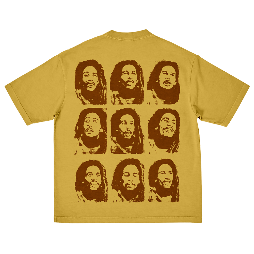 Bob Marley Uprising Portrait T-Shirt Back