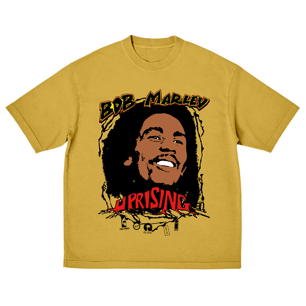 Bob Marley Uprising Portrait T-Shirt Front