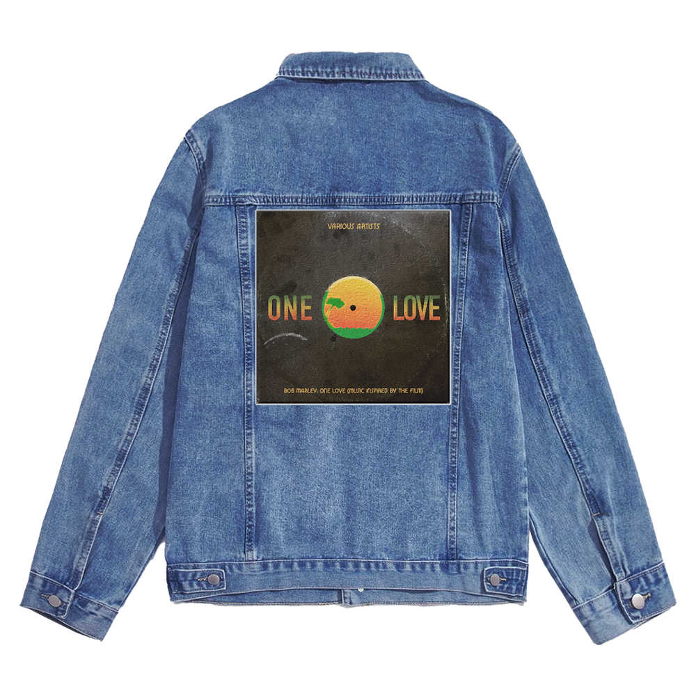 One Love Denim Jacket Bob Marley Official Store