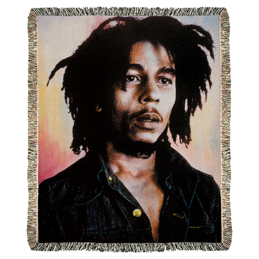 Bob Marley Portrait Blanket