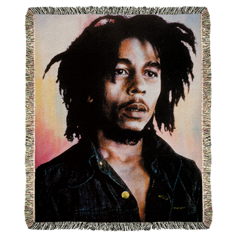 Bob Marley Portrait Blanket