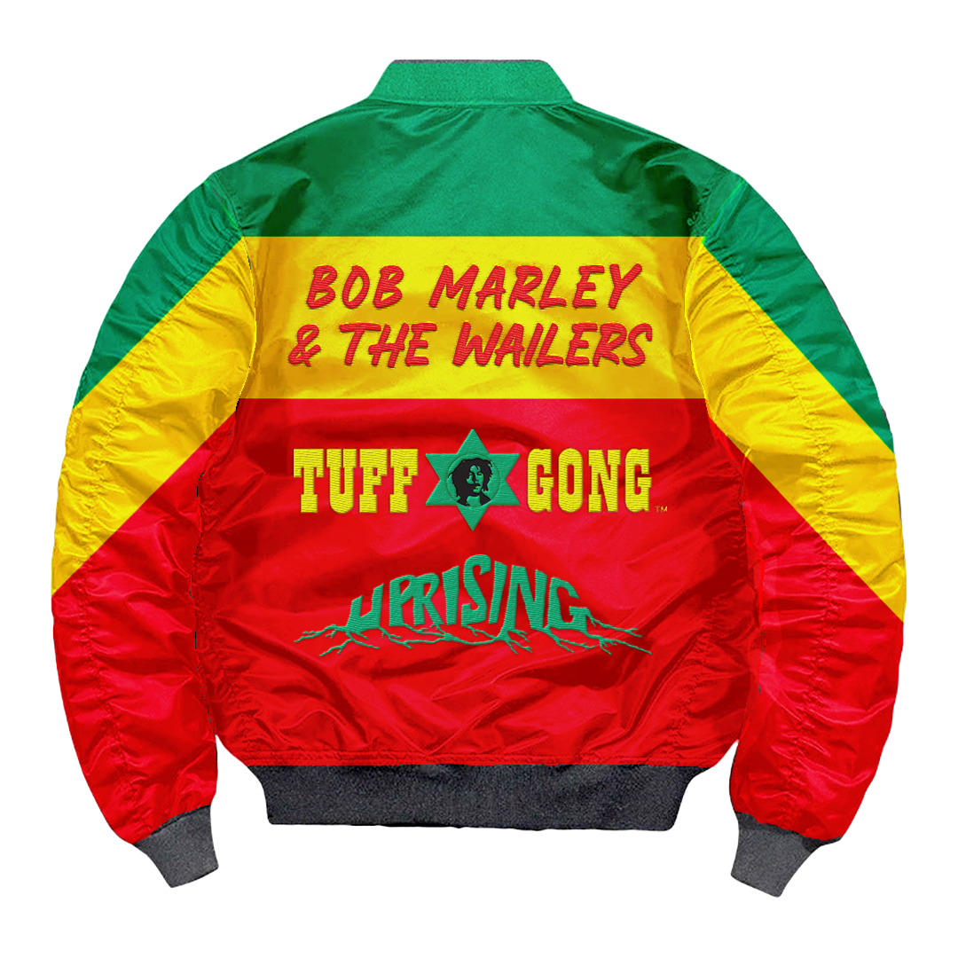 Bob Marley & The Wailers Uprising Tuff Gong Jacket Back