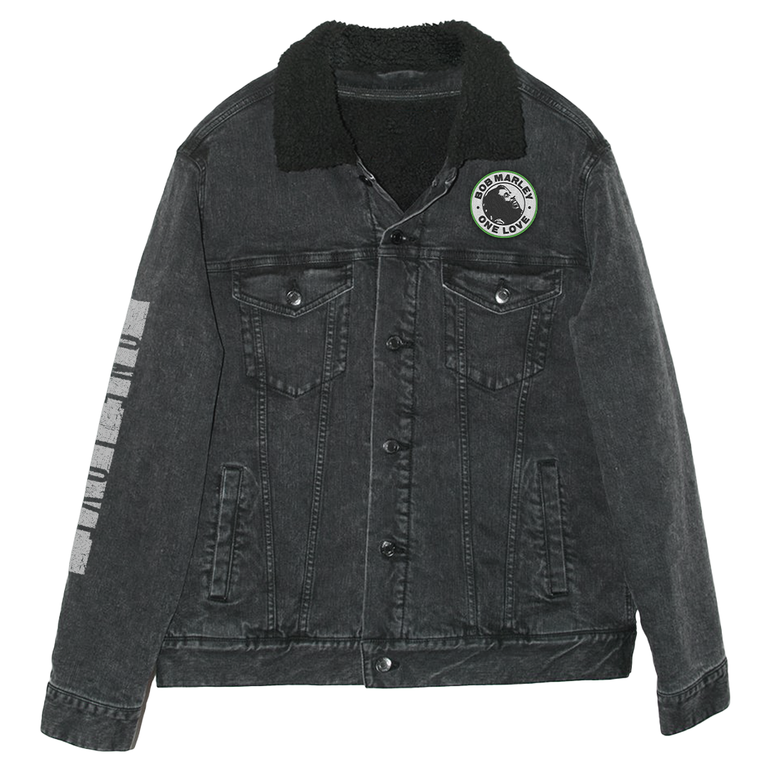Bob Marley One Love Denim Jacket Front