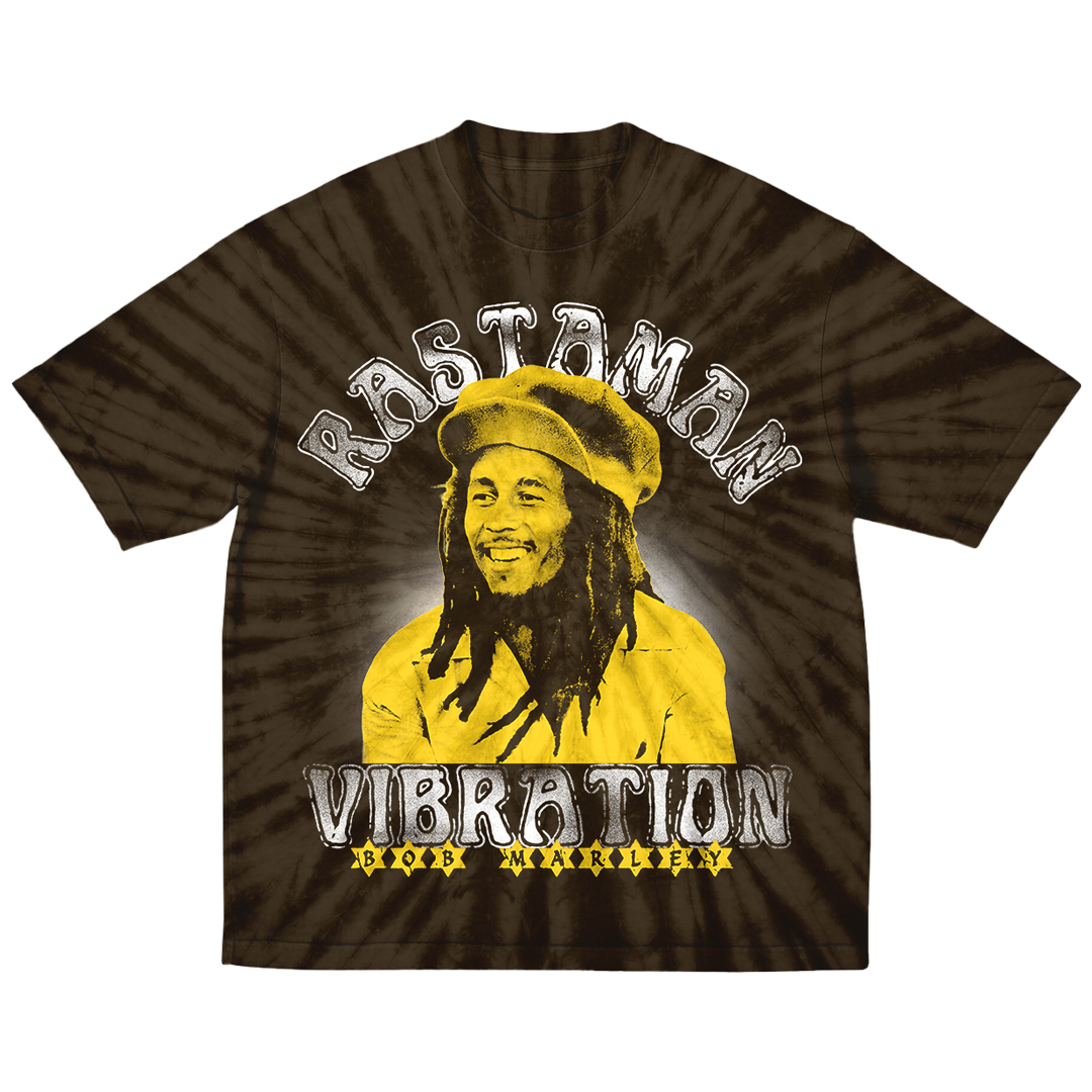 Rastaman Vibration Photo Tie Dye T-Shirt