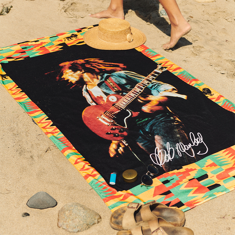 Bob Marley x Slowtide Trenchtown Beach Towel-2