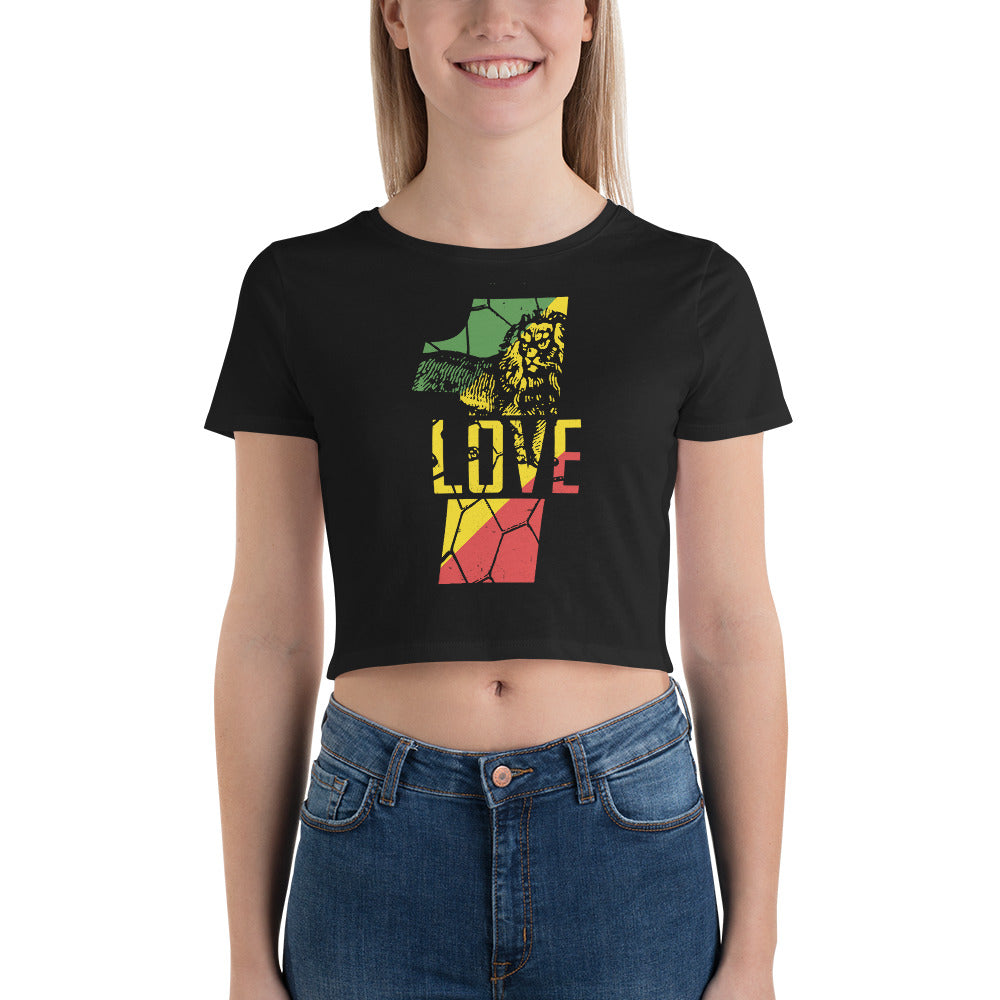 Women's Cup One Love Crop Top