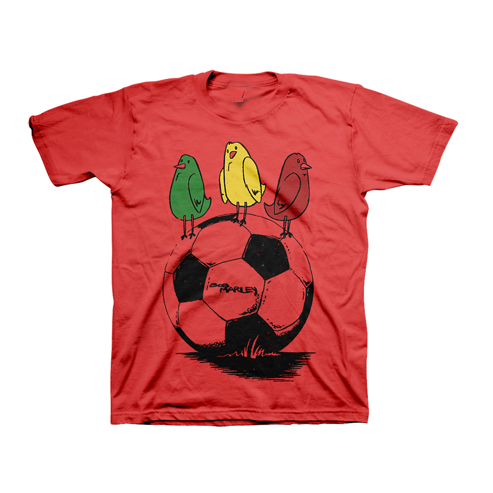 Illustrated Soccer Birds Kids T-Shirt – Bob Marley Official Store