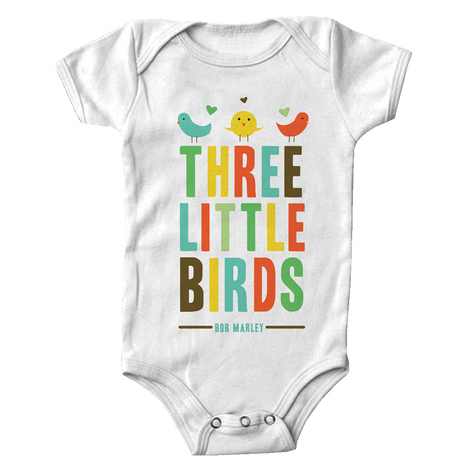Three Little Birds Heart Onesie