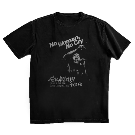 No Woman No Cry in London Black T-Shirt