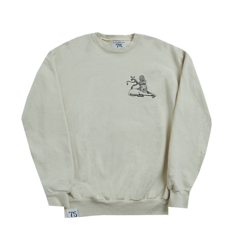 Embroidered 75 Crew Sweatshirt
