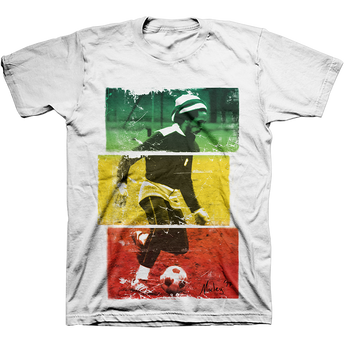 Rasta Soccer White T-Shirt