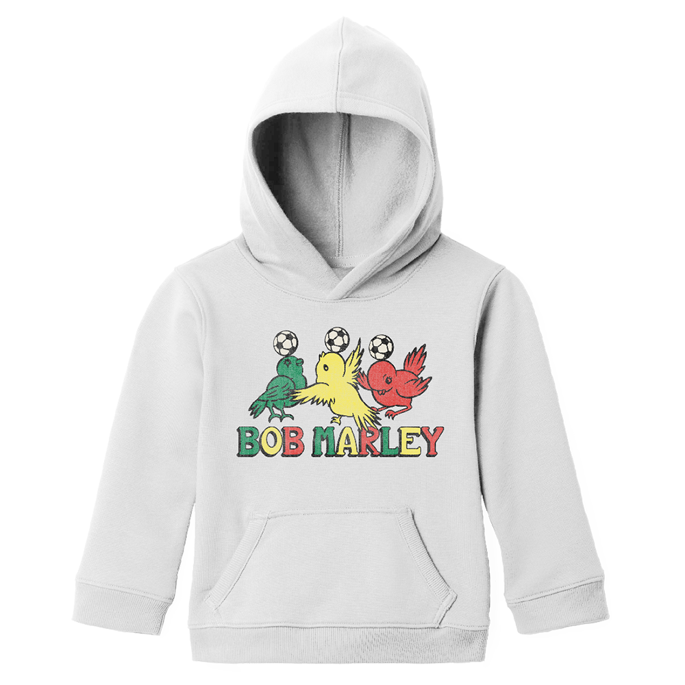 Chick Soccer Logo Kids White Hoodie