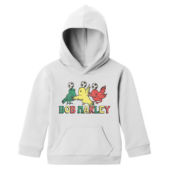 Chick Soccer Logo Kids White Hoodie