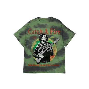 Catch A Fire Tie Dye Green T-Shirt